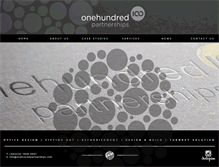 Tablet Screenshot of onehundredpartnerships.com